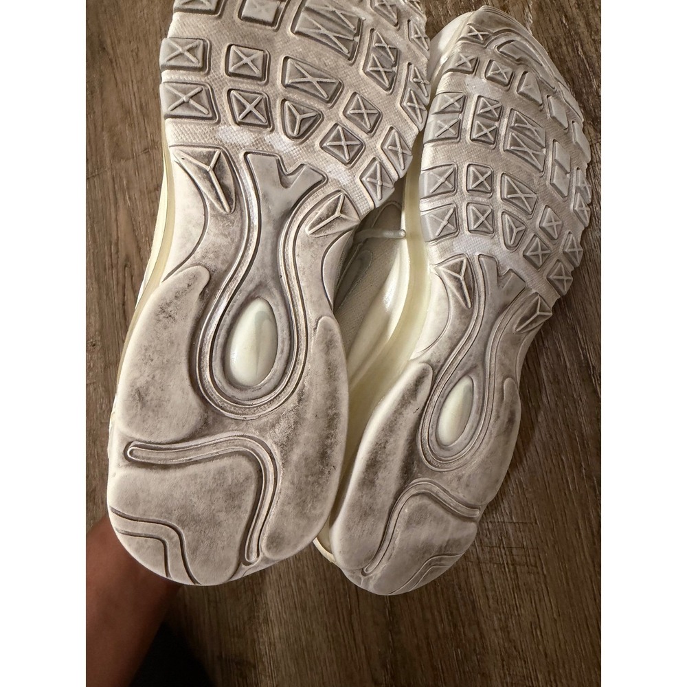 Nike Air Max‎ 97 Womens 9.5 Summit White Metallic Silver Shoes 921733-100 - Picture 5 of 8